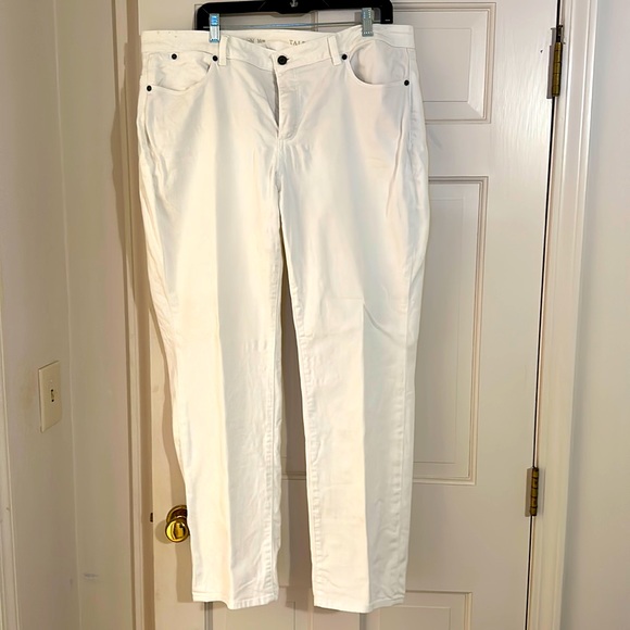 Talbots Denim - Talbots Heritage white jean